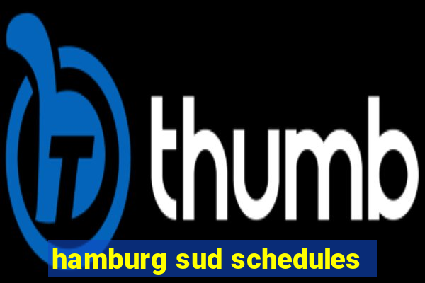 hamburg sud schedules